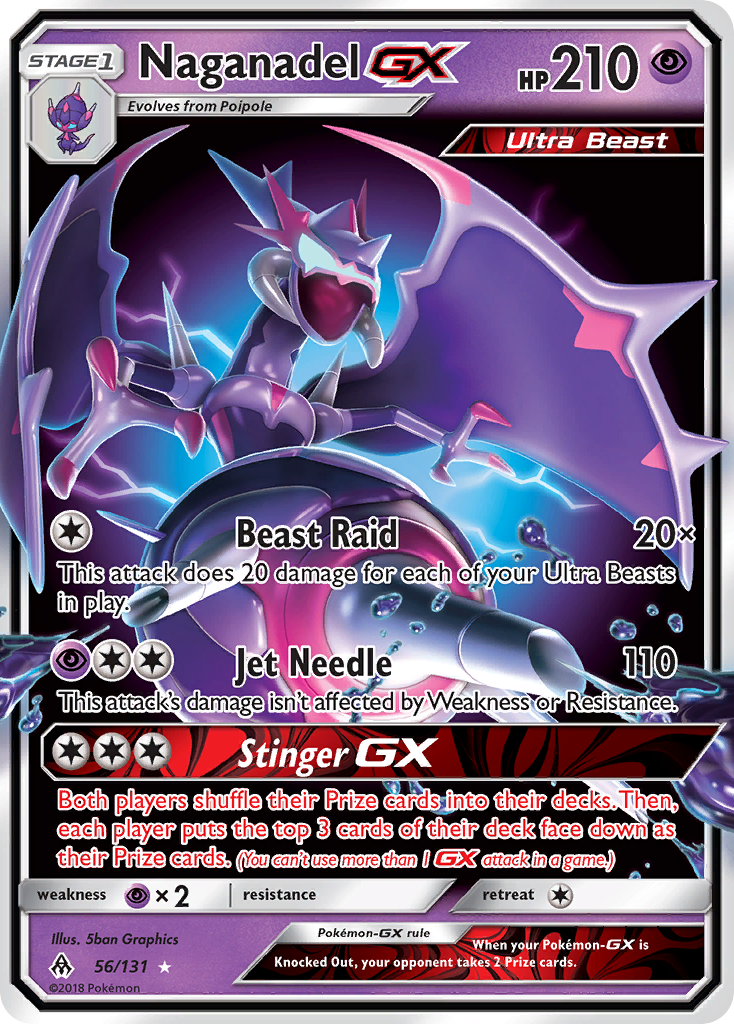 Naganadel GX (56/131) [Sun & Moon: Forbidden Light] | Rock City Comics