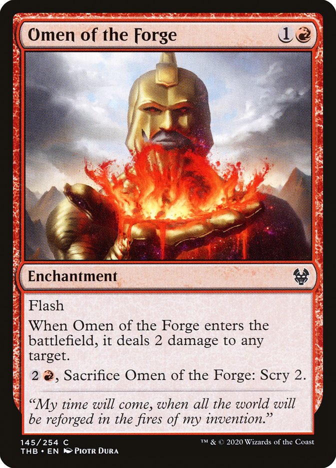 Omen of the Forge [Theros Beyond Death] | Rock City Comics