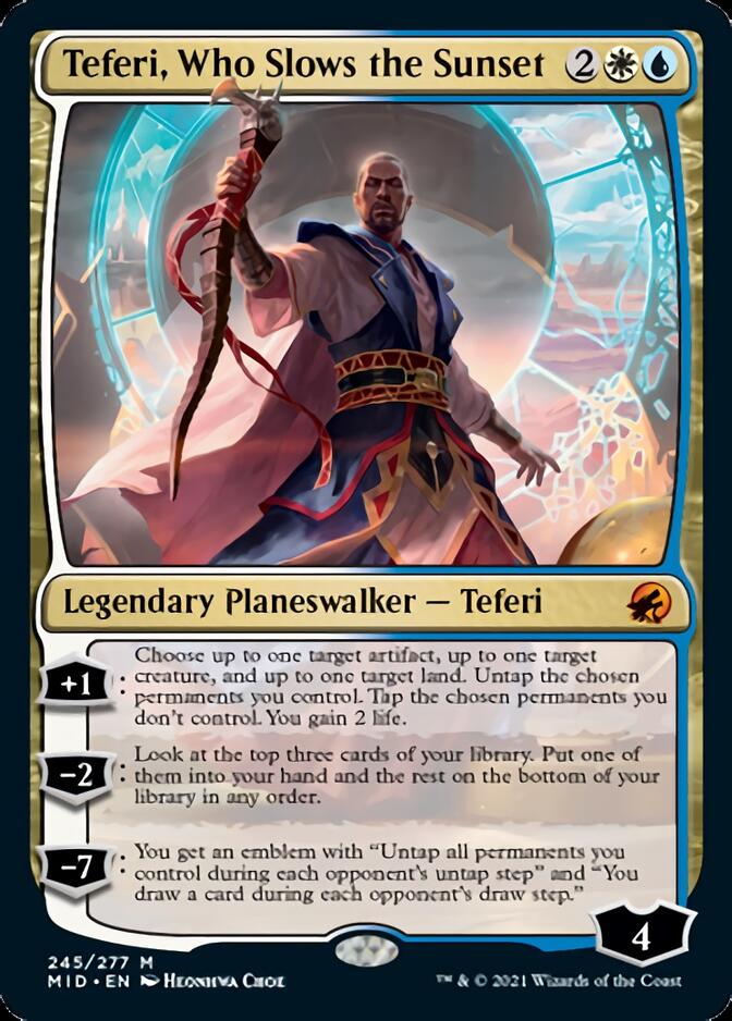 Teferi, Who Slows the Sunset [Innistrad: Midnight Hunt] | Rock City Comics