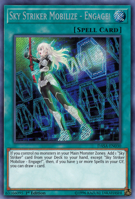 Sky Striker Mobilize - Engage! [DASA-EN030] Secret Rare | Rock City Comics