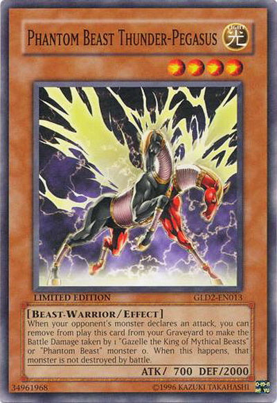 Phantom Beast Thunder-Pegasus [GLD2-EN013] Common | Rock City Comics