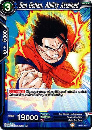 Son Gohan, Ability Attained [BT6-032] | Rock City Comics