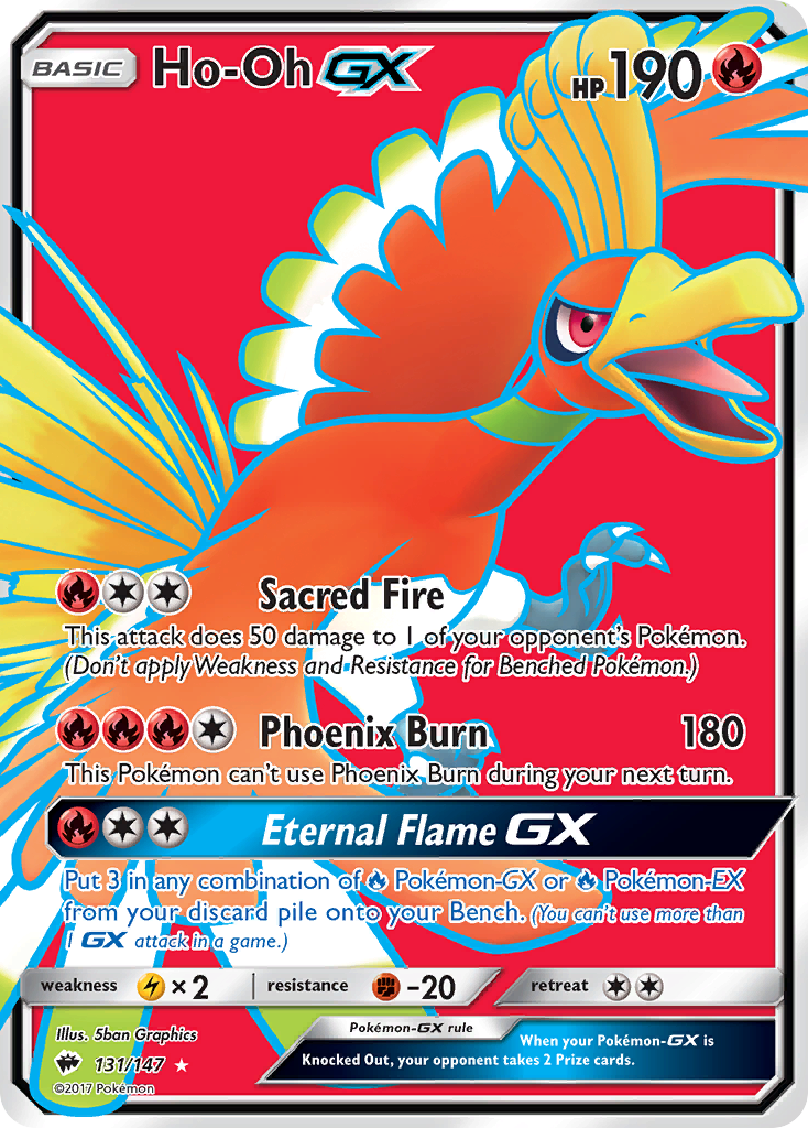 Ho-Oh GX (131/147) [Sun & Moon: Burning Shadows] | Rock City Comics