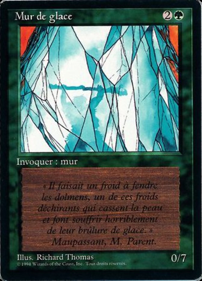 Wall of Ice [Foreign Black Border] | Rock City Comics
