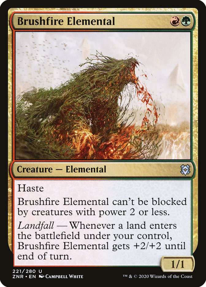 Brushfire Elemental [Zendikar Rising] | Rock City Comics