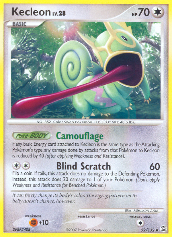 Kecleon (52/132) [Diamond & Pearl: Secret Wonders] | Rock City Comics