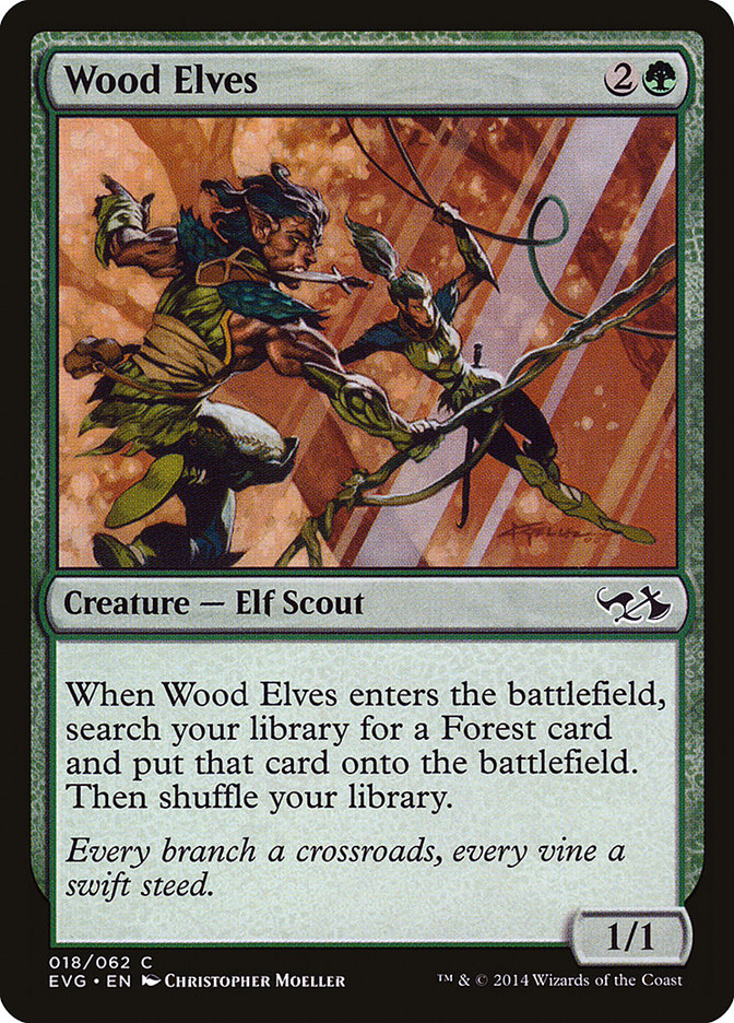 Wood Elves (Elves vs. Goblins) [Duel Decks Anthology] | Rock City Comics