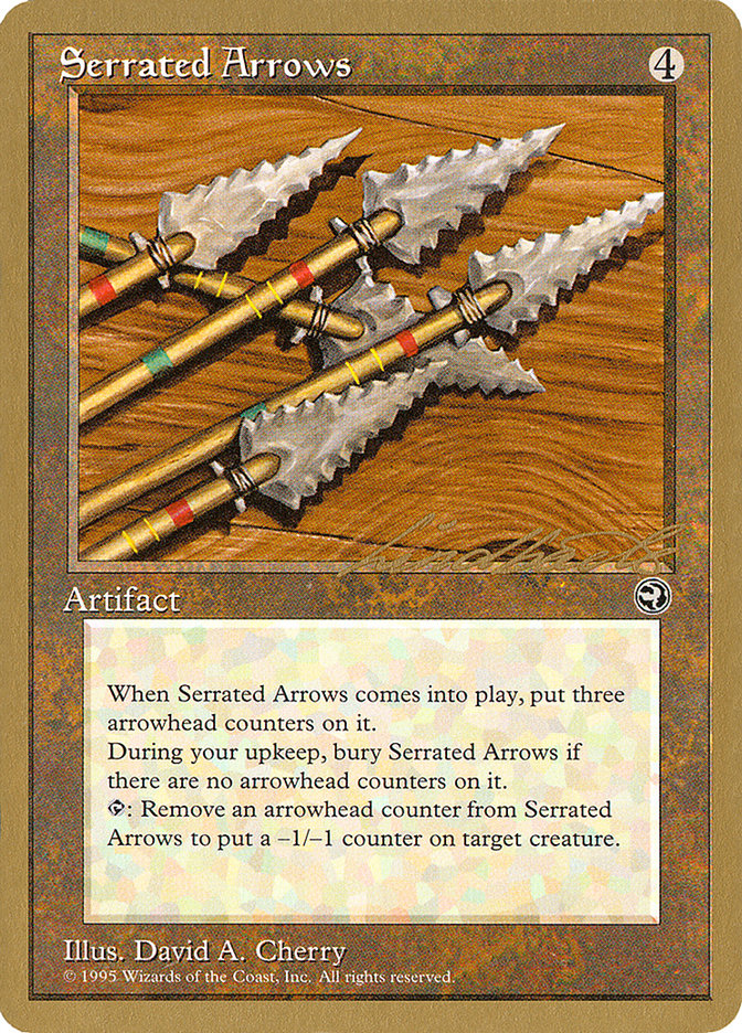 Serrated Arrows (Leon Lindback) [Pro Tour Collector Set] | Rock City Comics