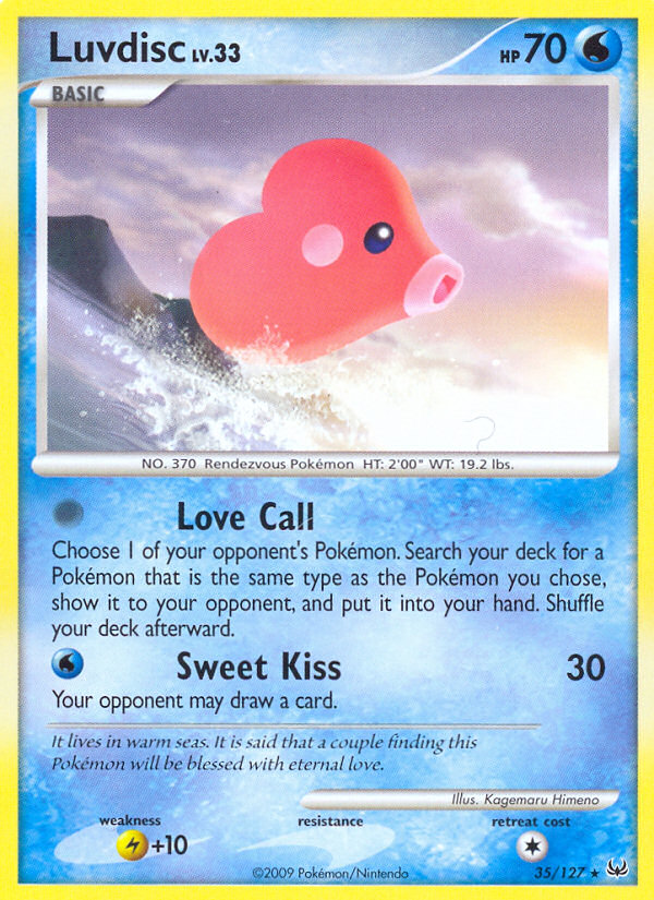 Luvdisc (35/127) [Platinum: Base Set] | Rock City Comics