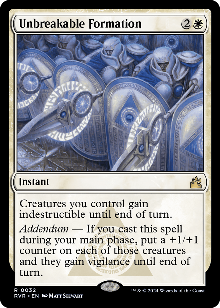 Unbreakable Formation [Ravnica Remastered] | Rock City Comics