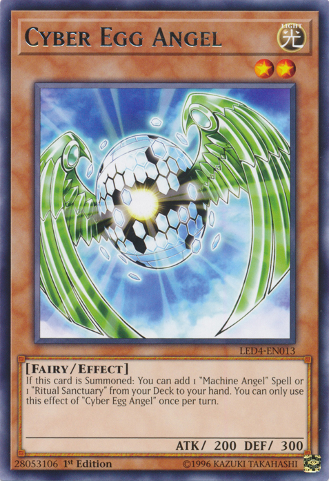 Cyber Egg Angel [LED4-EN013] Rare | Rock City Comics