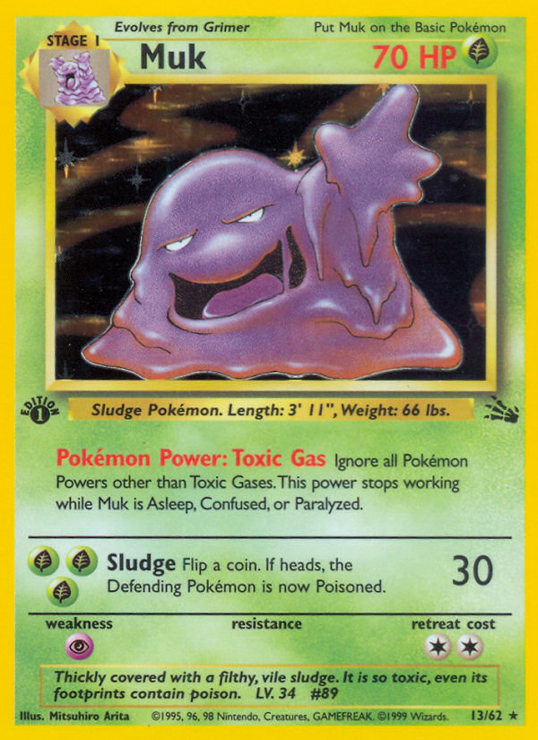 Muk (13/62) [Fossil 1st Edition] | Rock City Comics