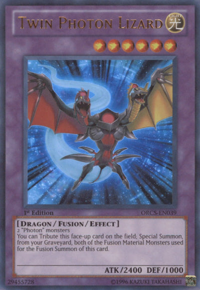 Twin Photon Lizard [ORCS-EN039] Ultra Rare | Rock City Comics