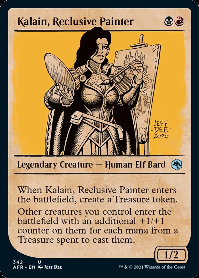 Kalain, Reclusive Painter (Showcase) [Dungeons & Dragons: Adventures in the Forgotten Realms] | Rock City Comics
