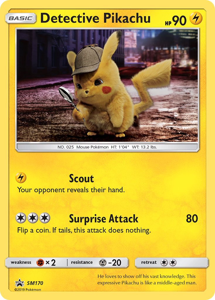 Detective Pikachu (SM170) [Sun & Moon: Black Star Promos] | Rock City Comics