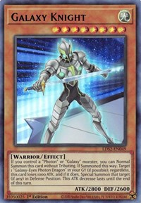 Galaxy Knight (Blue) [LDS2-EN049] Ultra Rare | Rock City Comics