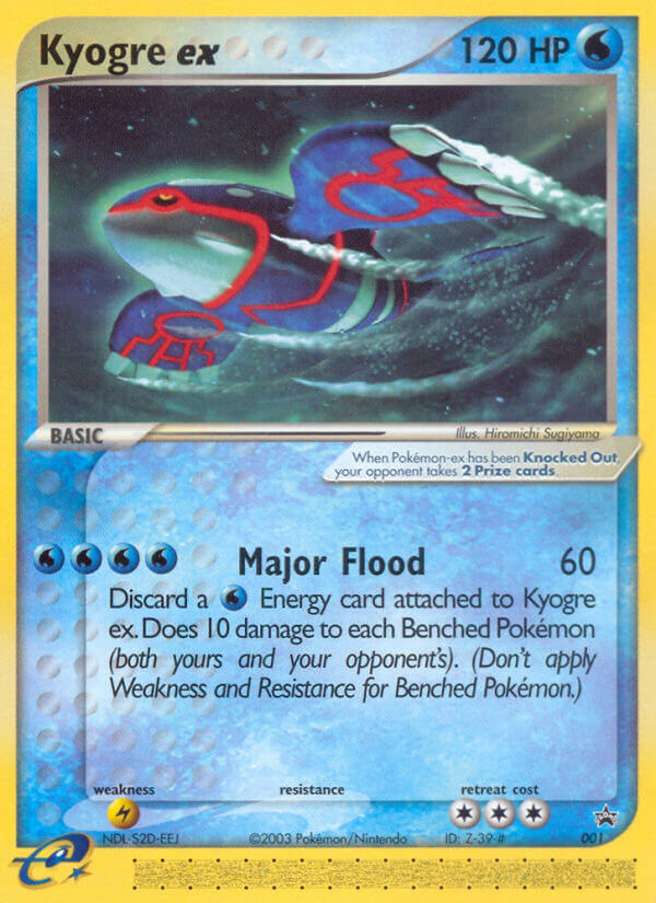 Kyogre ex (001) [Nintendo: Black Star Promos] | Rock City Comics