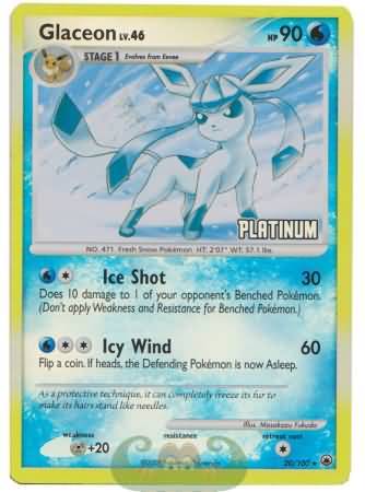 Glaceon (20/100) [Burger King Promos: 2009 Collection] | Rock City Comics