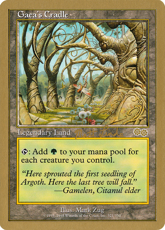 Gaea's Cradle (Matt Linde) [World Championship Decks 1999] | Rock City Comics