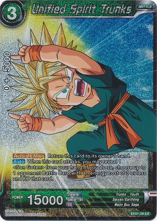 Unified Spirit Trunks (Foil) (EX01-06) [Mighty Heroes] | Rock City Comics