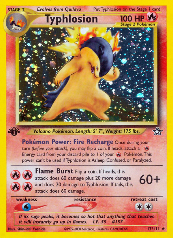 Typhlosion (17/111) [Neo Genesis 1st Edition] | Rock City Comics