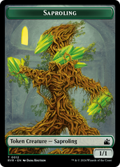 Saproling // Centaur Double-Sided Token [Ravnica Remastered Tokens] | Rock City Comics