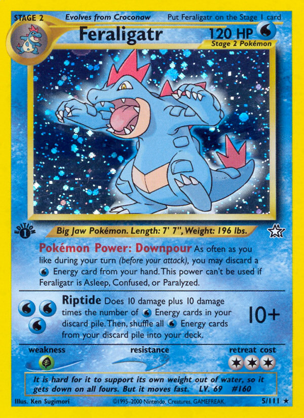 Feraligatr (5/111) [Neo Genesis 1st Edition] | Rock City Comics