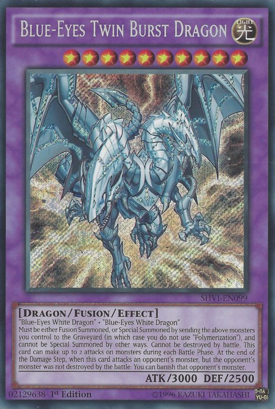 Blue-Eyes Twin Burst Dragon [SHVI-EN099] Secret Rare | Rock City Comics