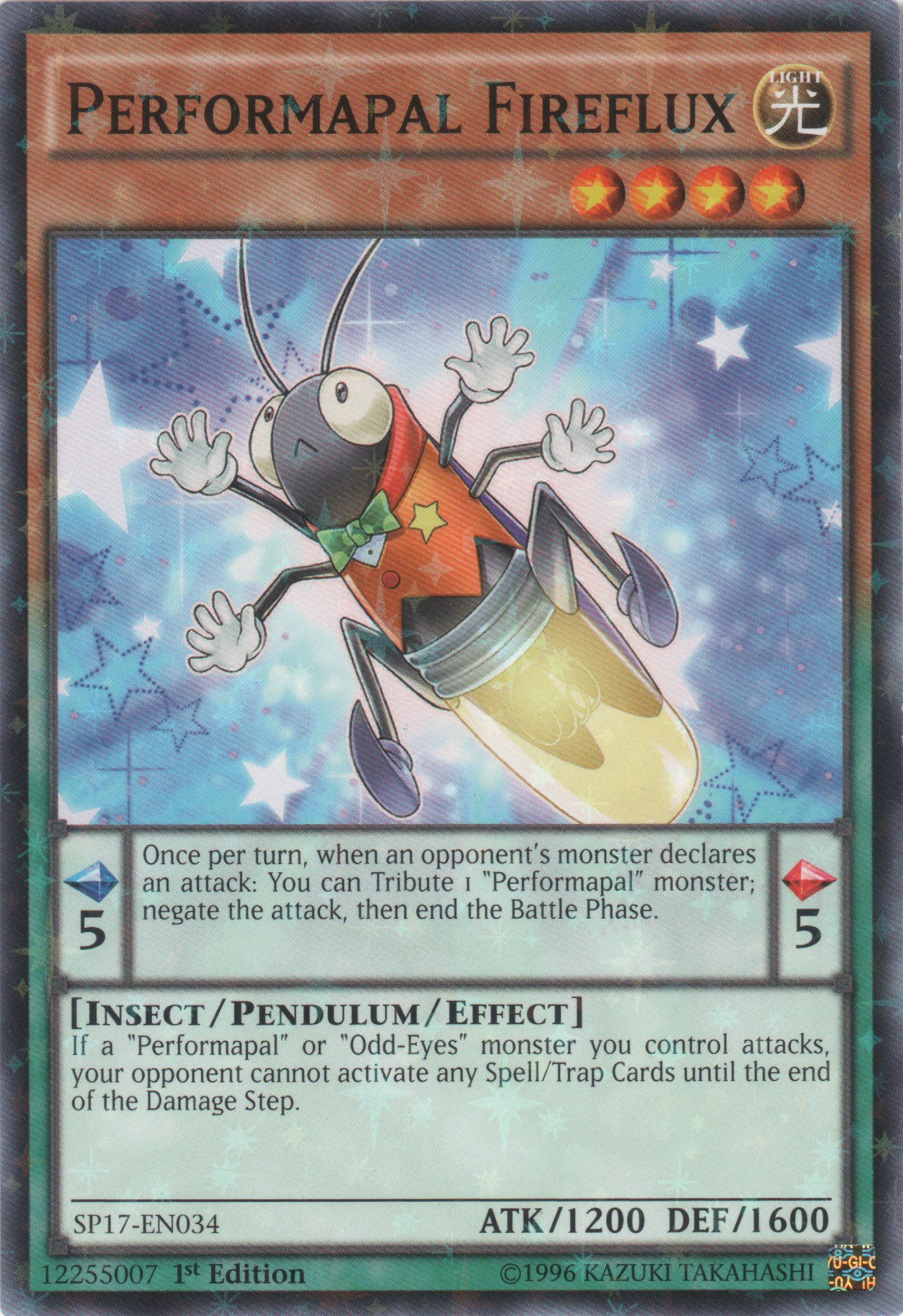 Performapal Fireflux [SP17-EN034] Starfoil Rare | Rock City Comics