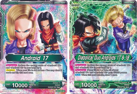 Android 17 // Diabolical Duo Androids 17 & 18 [BT2-070] | Rock City Comics