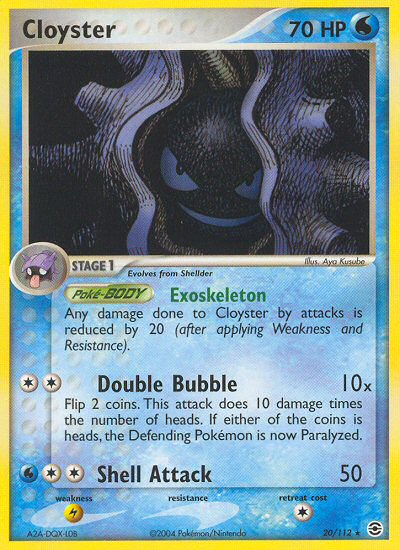 Cloyster (20/112) [EX: FireRed & LeafGreen] | Rock City Comics