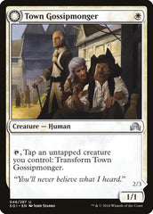 Town Gossipmonger // Incited Rabble [Shadows over Innistrad] | Rock City Comics