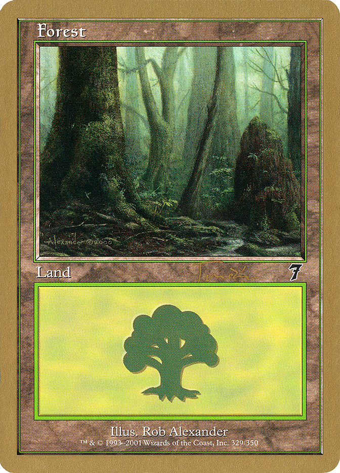 Forest (jt329) (Jan Tomcani) [World Championship Decks 2001] | Rock City Comics