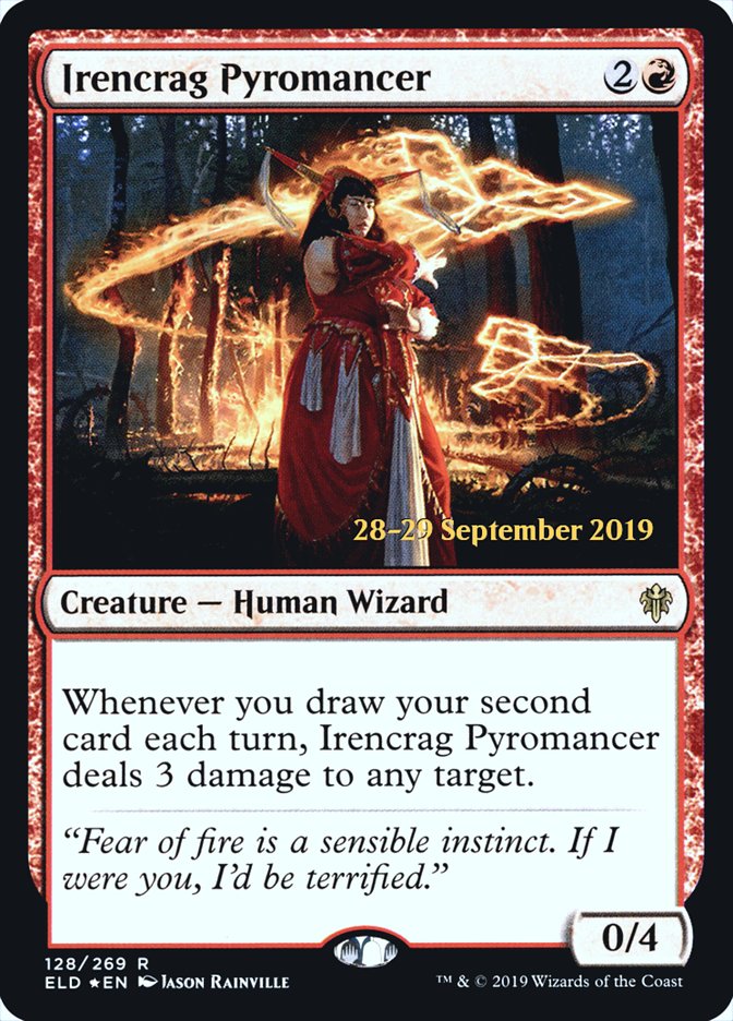 Irencrag Pyromancer  [Throne of Eldraine Prerelease Promos] | Rock City Comics