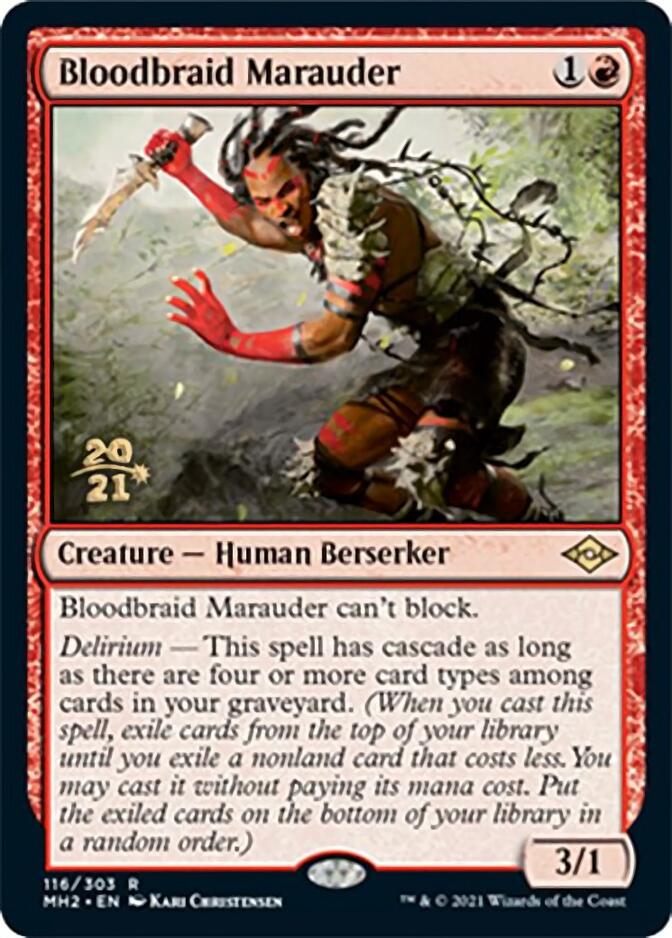 Bloodbraid Marauder [Modern Horizons 2 Prerelease Promos] | Rock City Comics