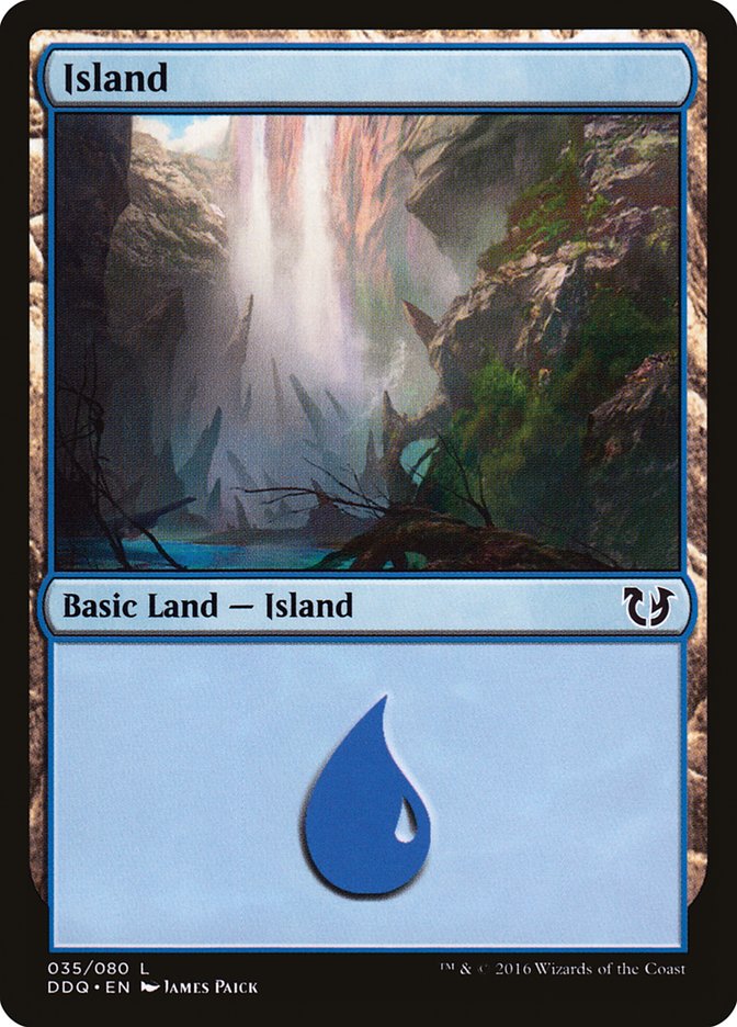 Island (35) [Duel Decks: Blessed vs. Cursed] | Rock City Comics