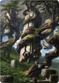 Forest 2 Art Card [Zendikar Rising Art Series] | Rock City Comics