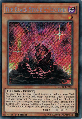 The Black Stone of Legend [CORE-EN021] Secret Rare | Rock City Comics