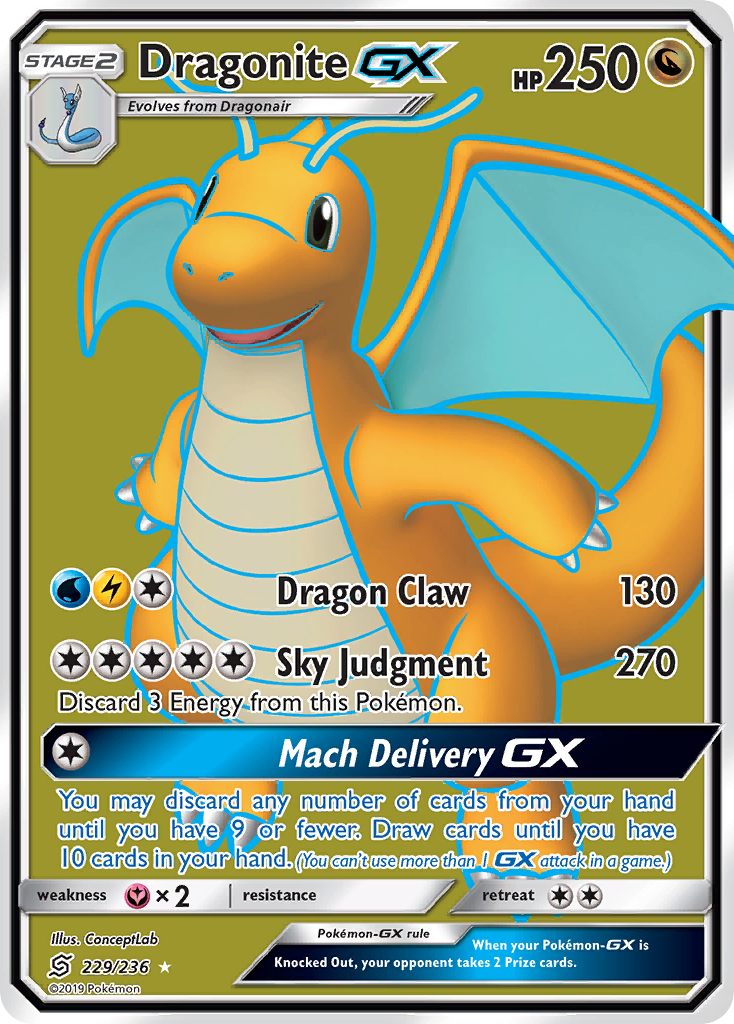 Dragonite GX (229/236) [Sun & Moon: Unified Minds] | Rock City Comics