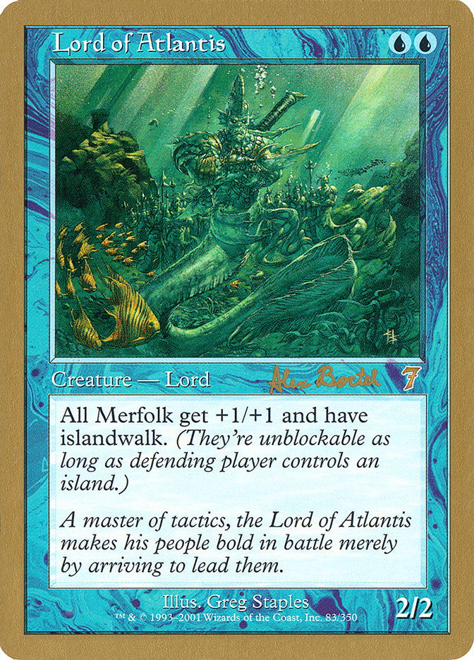 Lord of Atlantis (Alex Borteh) [World Championship Decks 2001] | Rock City Comics