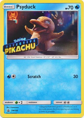 Psyduck Detective (SM199) (Pikachu Stamped) [Sun & Moon: Black Star Promos] | Rock City Comics