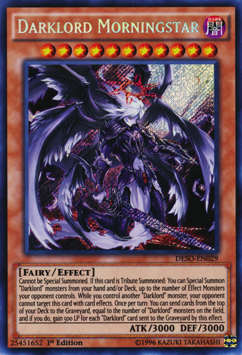 Darklord Morningstar [DESO-EN029] Secret Rare | Rock City Comics