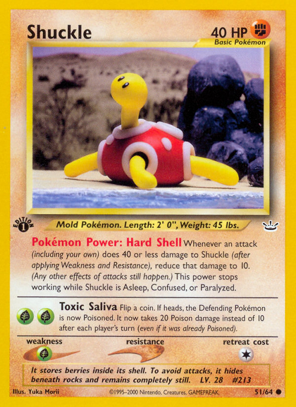 Shuckle (51/64) [Neo Revelation 1st Edition] | Rock City Comics