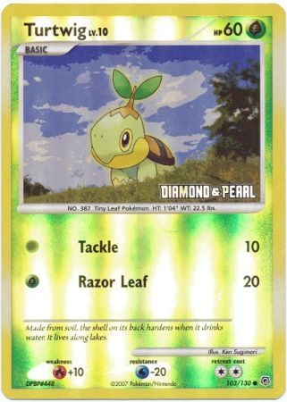 Turtwig (103/130) [Burger King Promos: 2008 Collection] | Rock City Comics