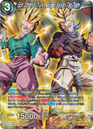 Son Goten & Trunks, Super Saiyan Tag Team [EX14-04] | Rock City Comics