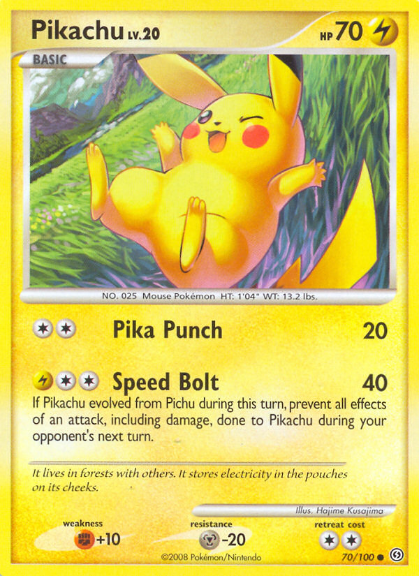 Pikachu (70/100) [Diamond & Pearl: Stormfront] | Rock City Comics