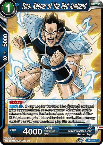 Tora, Keeper of the Red Armband (EB1-014) [Battle Evolution Booster] | Rock City Comics