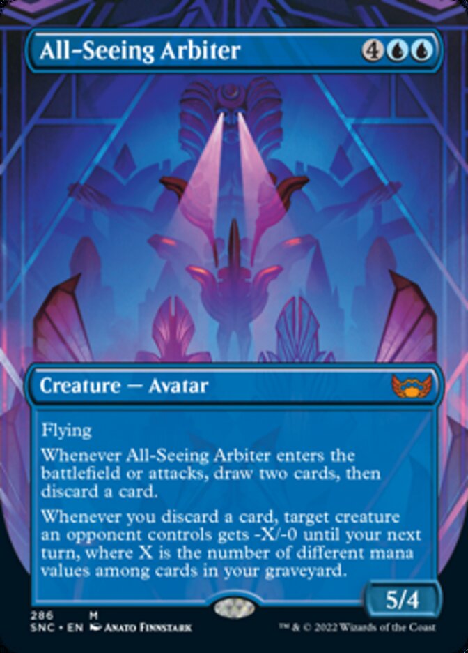 All-Seeing Arbiter (Borderless Alternate Art) [Streets of New Capenna] | Rock City Comics