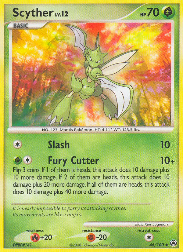 Scyther (46/100) [Diamond & Pearl: Majestic Dawn] | Rock City Comics