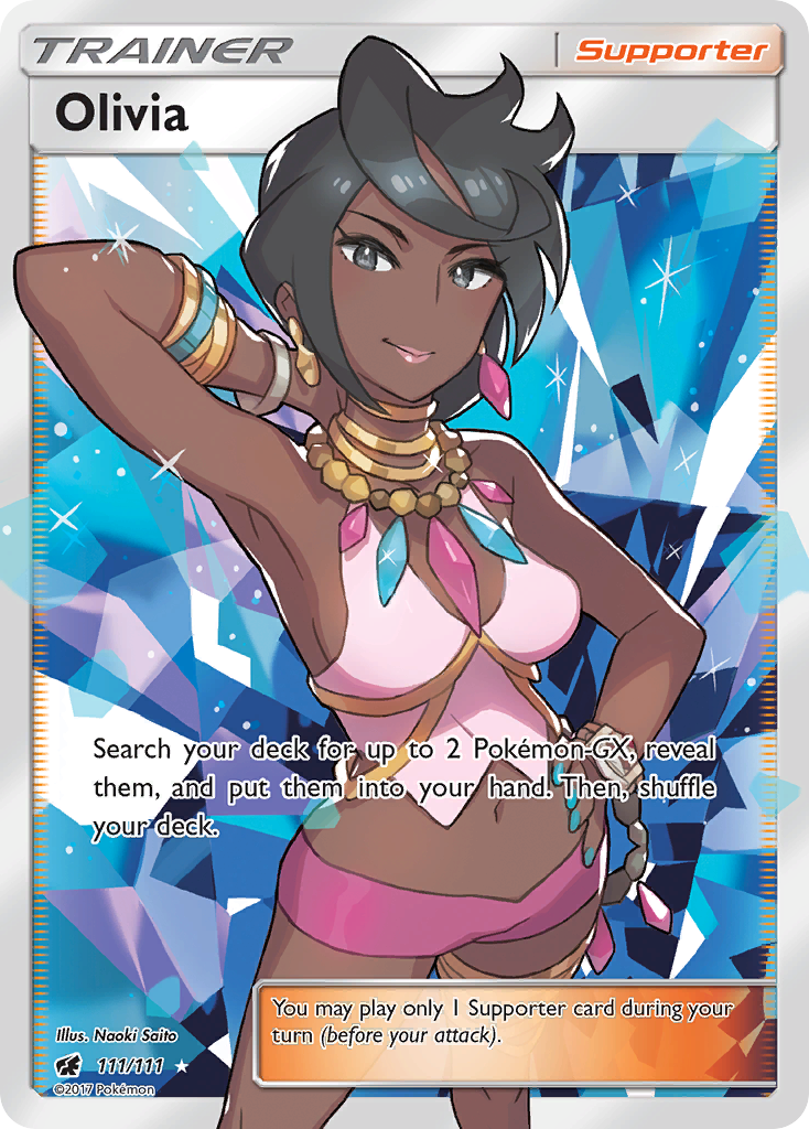 Olivia (111/111) [Sun & Moon: Crimson Invasion] | Rock City Comics